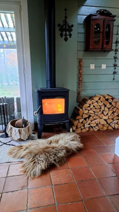 Comfortable Chalet In A Unique Location In Forest Essen Dış mekan fotoğraf